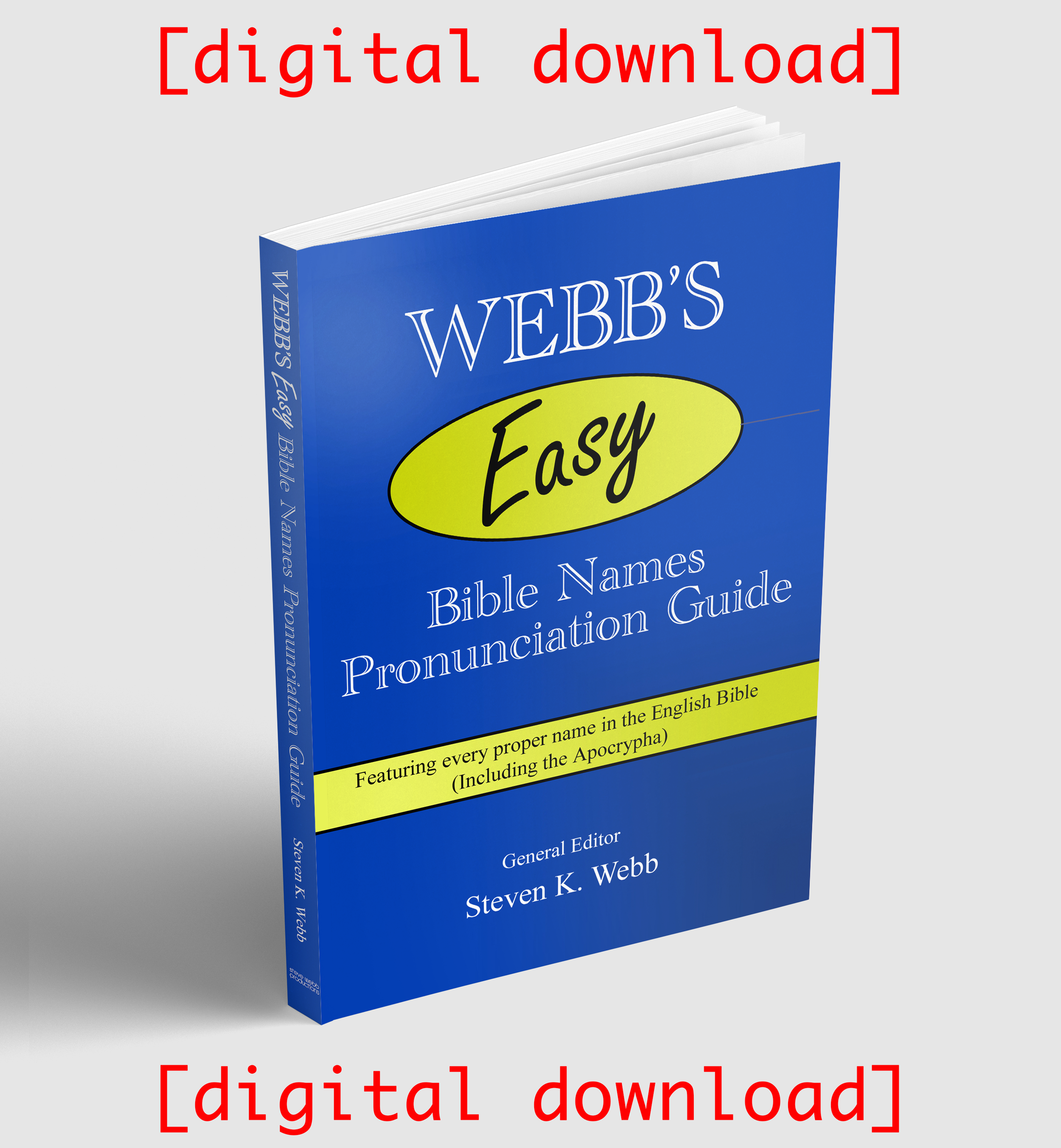 Webb’s Easy Bible Names Pronunciation Guide – PDF Version